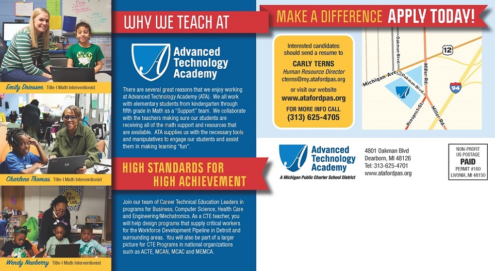 Teacher Recruitment Postcard